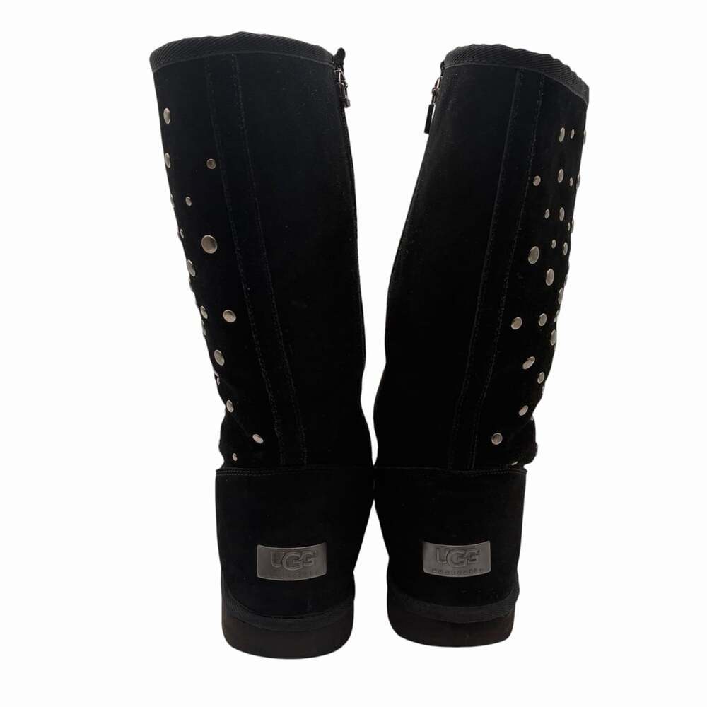 UGG Australia Rock Star Silver Studded Tall Winter Boots Grey 1006216 Size 7 - Picture 5 of 16